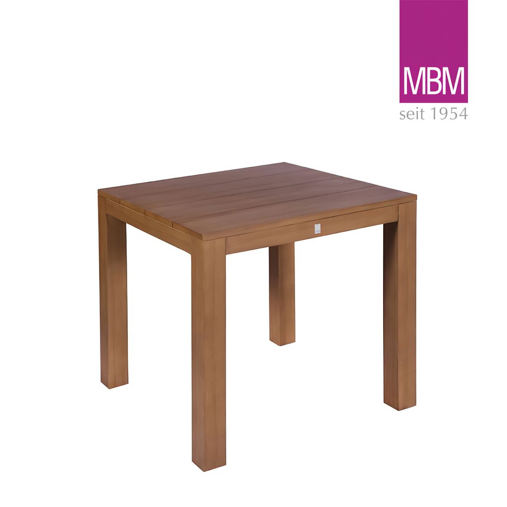Beistelltisch Für Draußen - MBM - Holzoptik - Resysta - 45x60x60cm - Beistelltisch La Villa