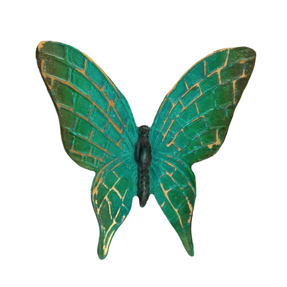 Blauer Schmetterling Als Dekofigur Für Den Außenbereich - Schmetterling Jen