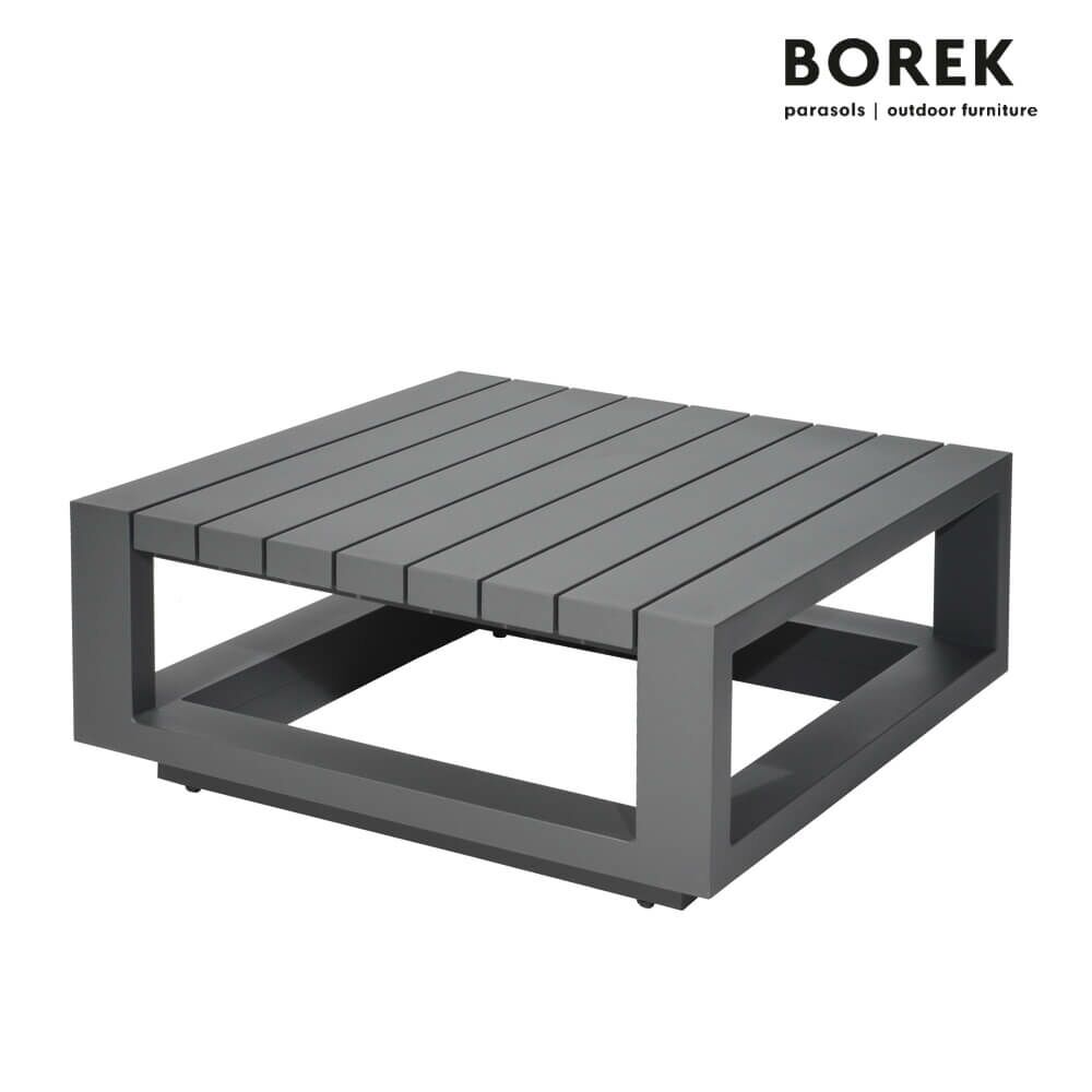 Borek Gartenlounge Set XXL - Aluminium - Modern - Gartensofa & Tisch - Murcia Gartenlounge