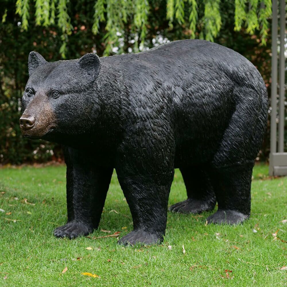 Bronze Tierfigur Für Den Garten - Bärenskulptur - Bär Gruni