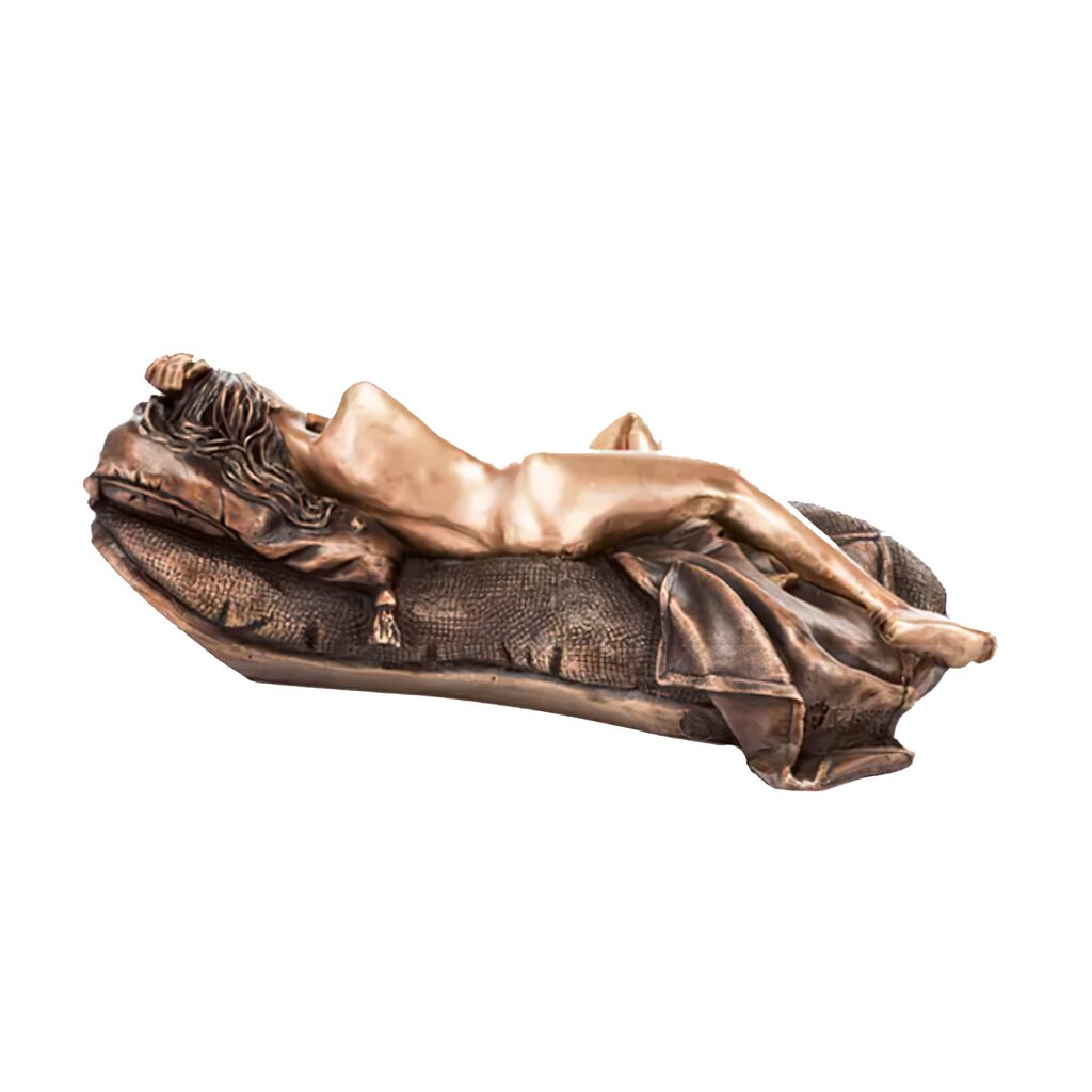 Bronzeskulptur Limitiert - Schlafende Frauenfigur - Sleeping Beauty