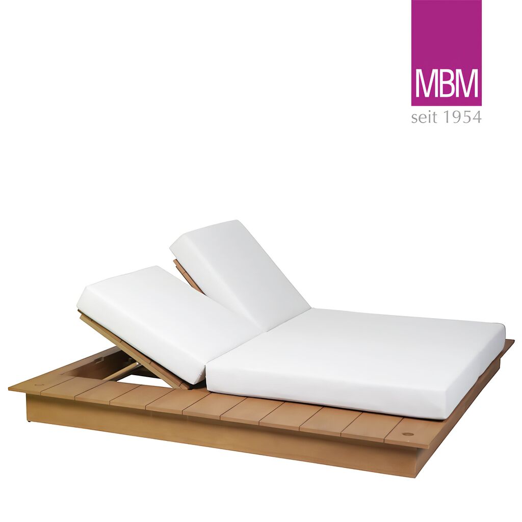 Doppelliege Aus Resysta In Borneo Mit Auflagen Von MBM - La Villa Day Bed Doppelliege