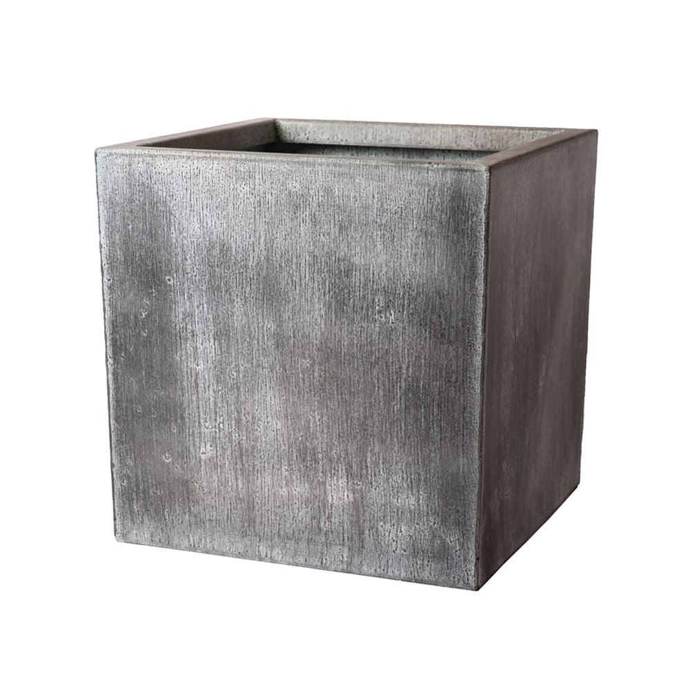 Eleganter Pflanztopf Aus Metall - Rechteckig - Groß - Necrona Grimo