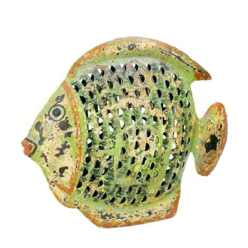 Gartendeko Figur Fisch Aus Metall - Outdoor - Iolani