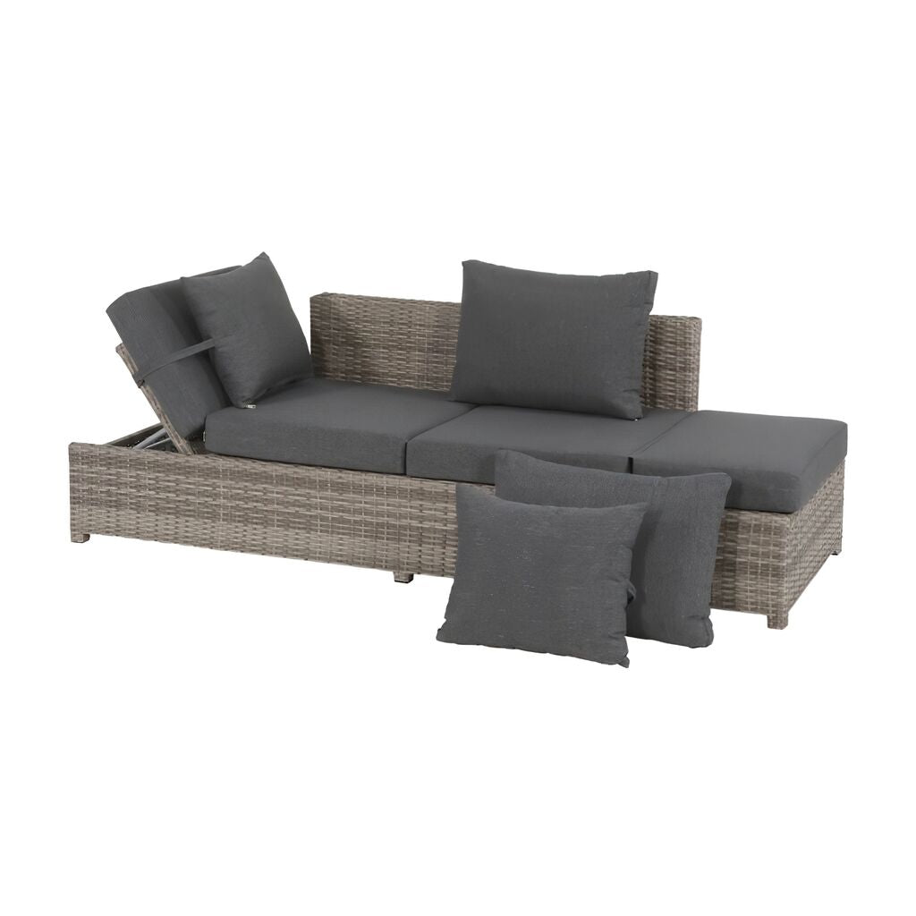 Gartensofa Mit Verstellbaren Kopfteilen - Liegesofa Louis