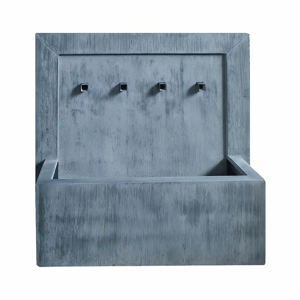 Großer Wand Outdoor Brunnen Aus Metall Mit Ausgussrohren - Krimona Fina
