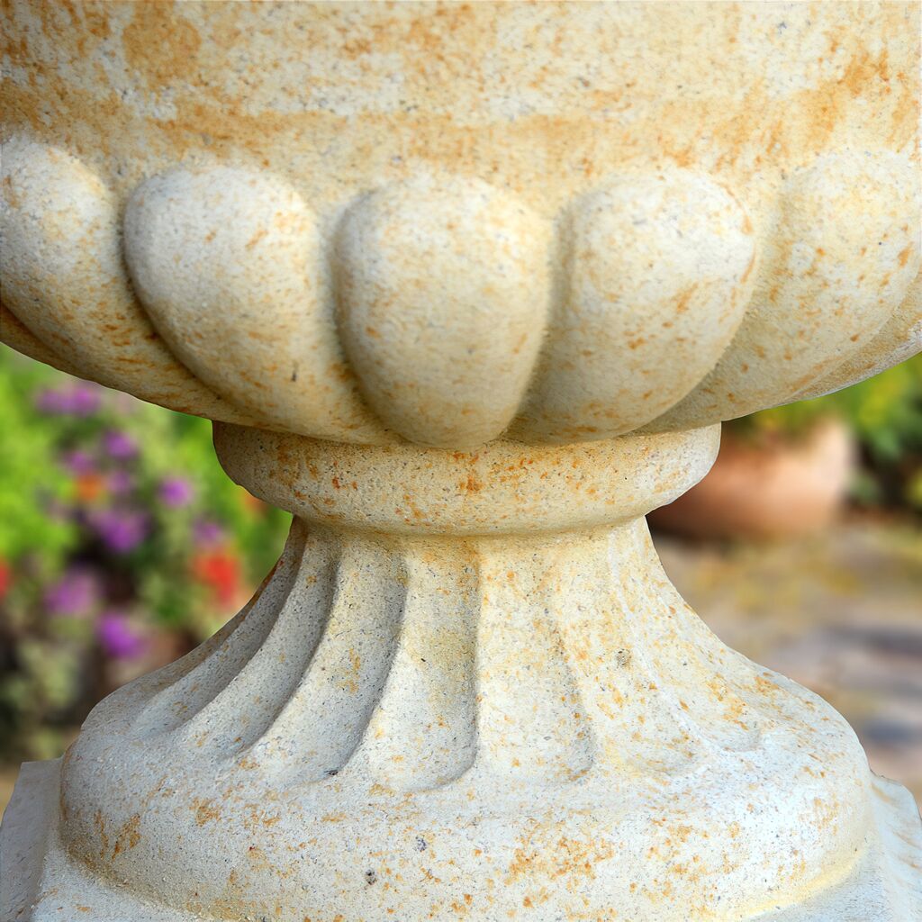 Historische Gartenvase Aus Stein - Fiora