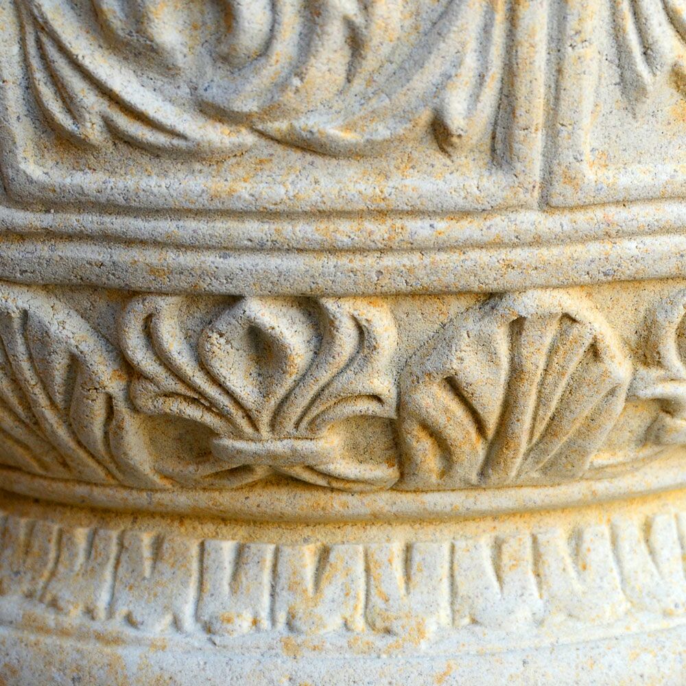 Historischer Steinguss Blumentopf - Byzantine