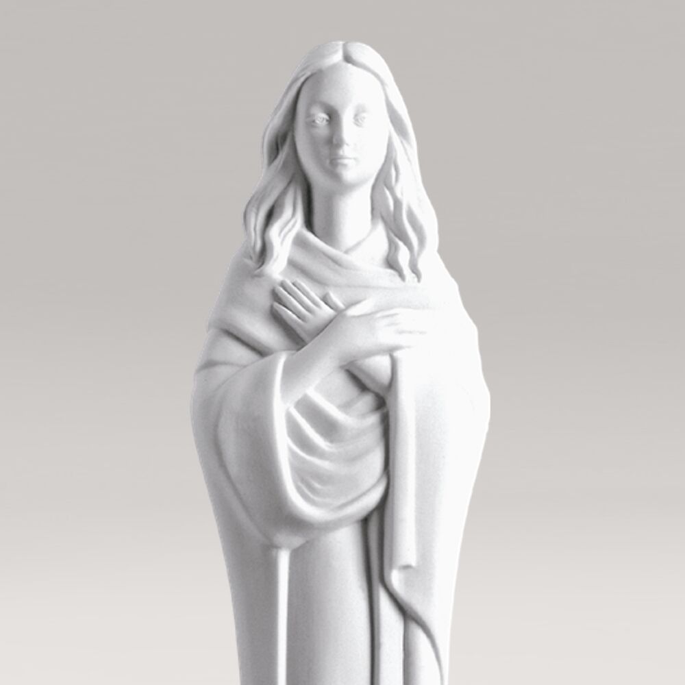 Klassische Garten Marienstatue Aus Marmorguss - Maria Innocenta