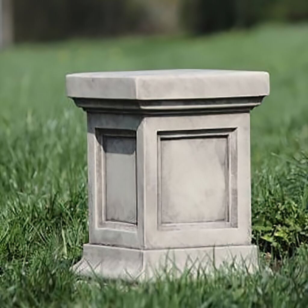 Kleines Podest Für Skulpturen Aus Steinguss - Podium Mercuria