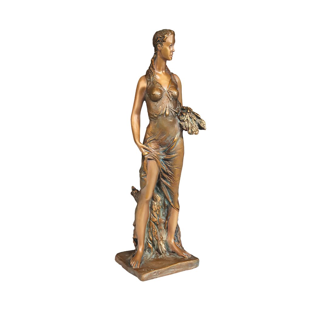 Künstler Frauenstatue Limitiert Aus Bronzeguss - Sommer