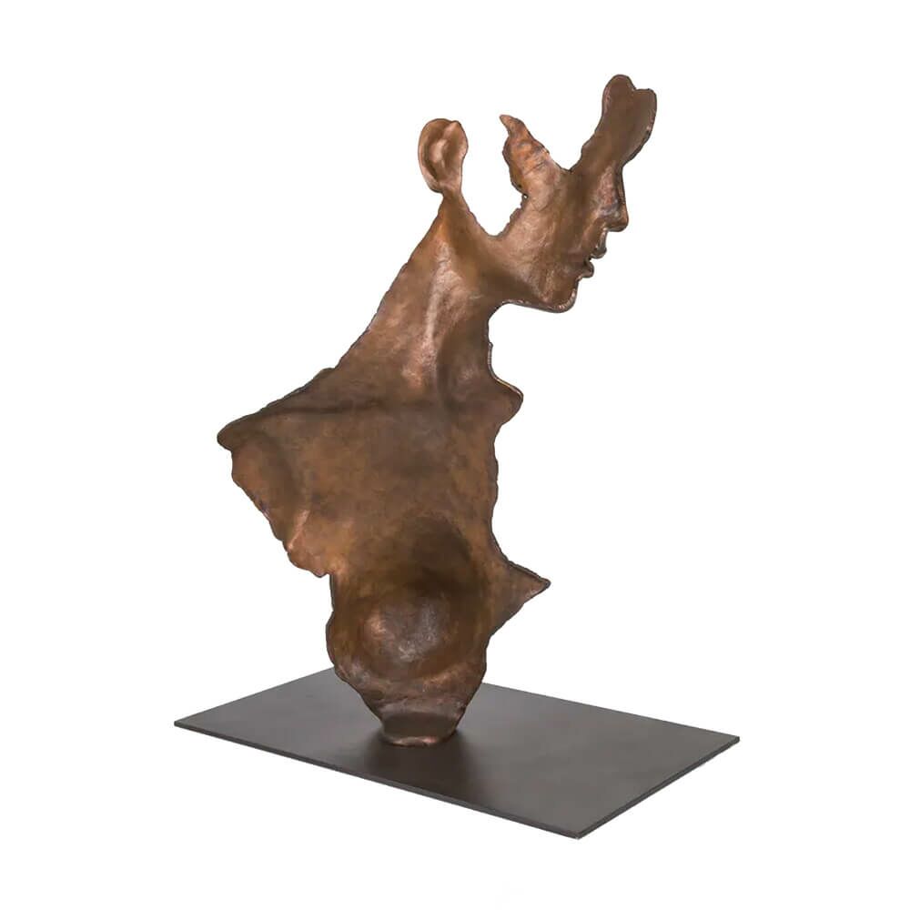 Limitierte Frauenbüste Aus Bronze - Modern - Fragmented Girl
