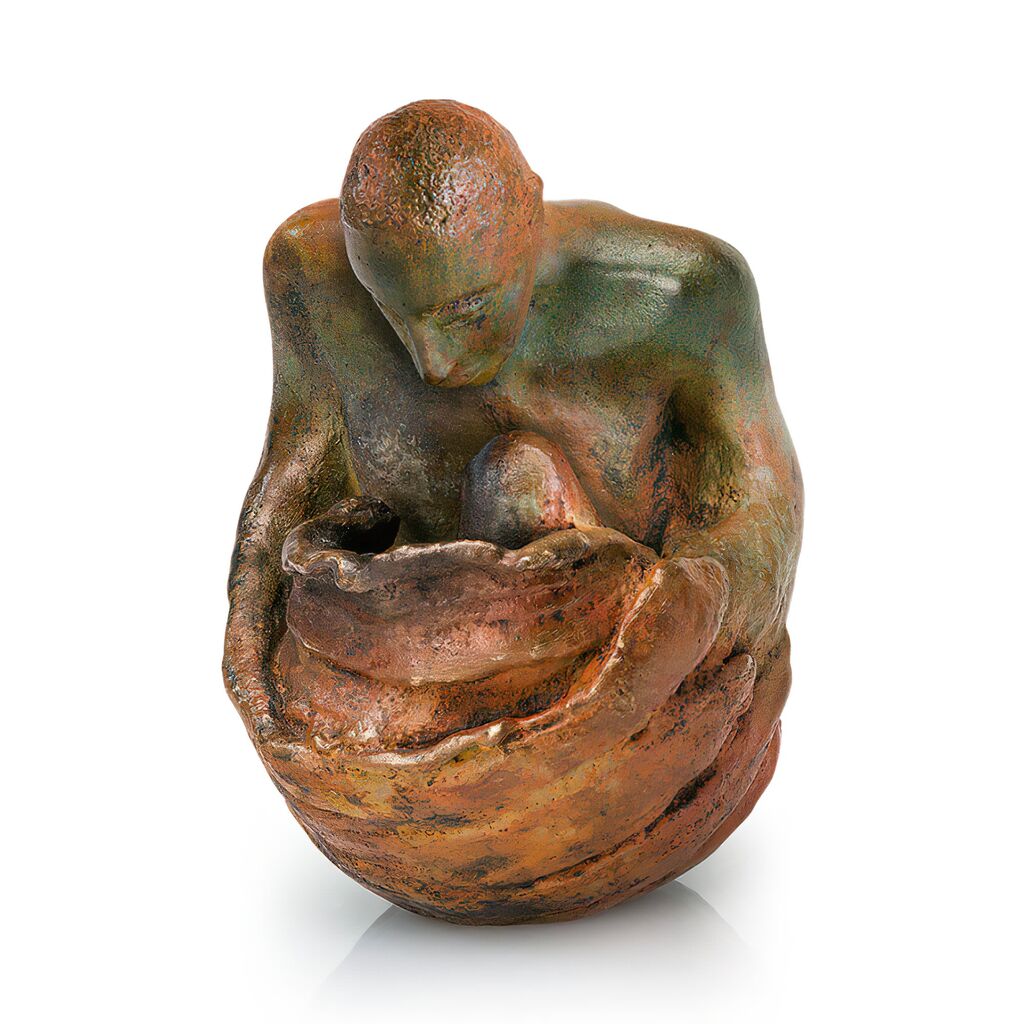 Limitierte Künstlerfigur Aus Bronzeguss Als Dekoelement - Learn To Fly