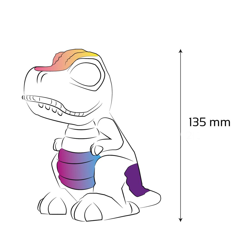 Lustige Dino Kinderfigur Aus Gips Zum Bemalen - Raffi