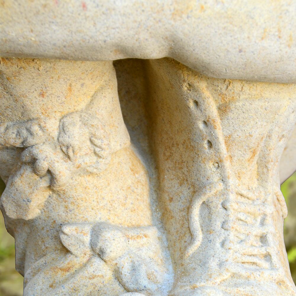 Lustiger Steinguss Gartenkobold - Grumbart