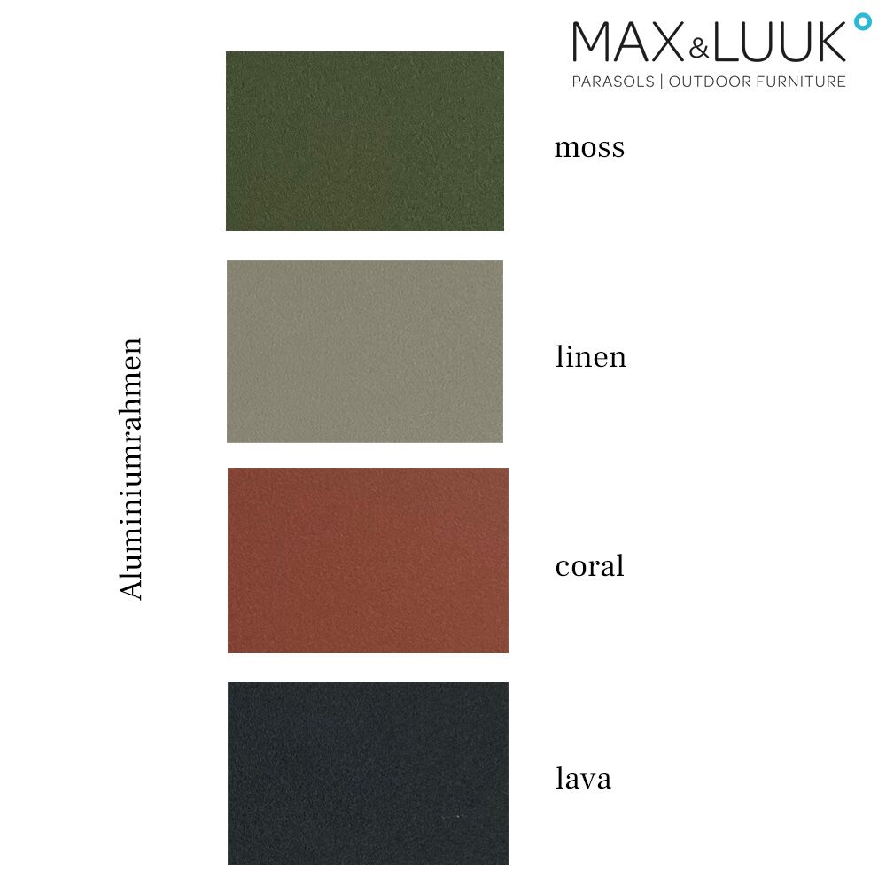 Max & Luuk Gartenstuhl Aus Aluminium Und Geflecht - Verschiedene Farben - Kane Stuhl