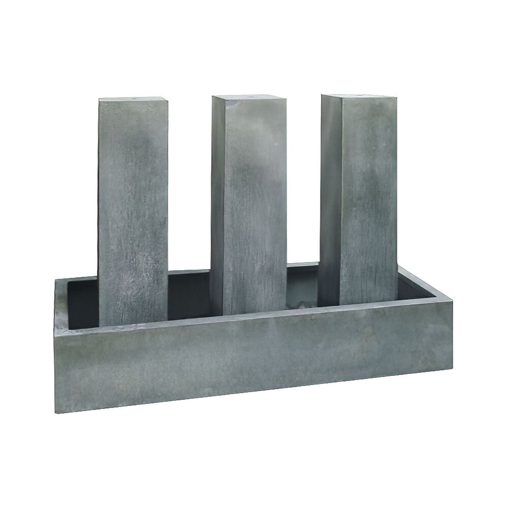 Modernes Garten Wasserspiel Mit 3 Säulen Aus Metall - Klubioli