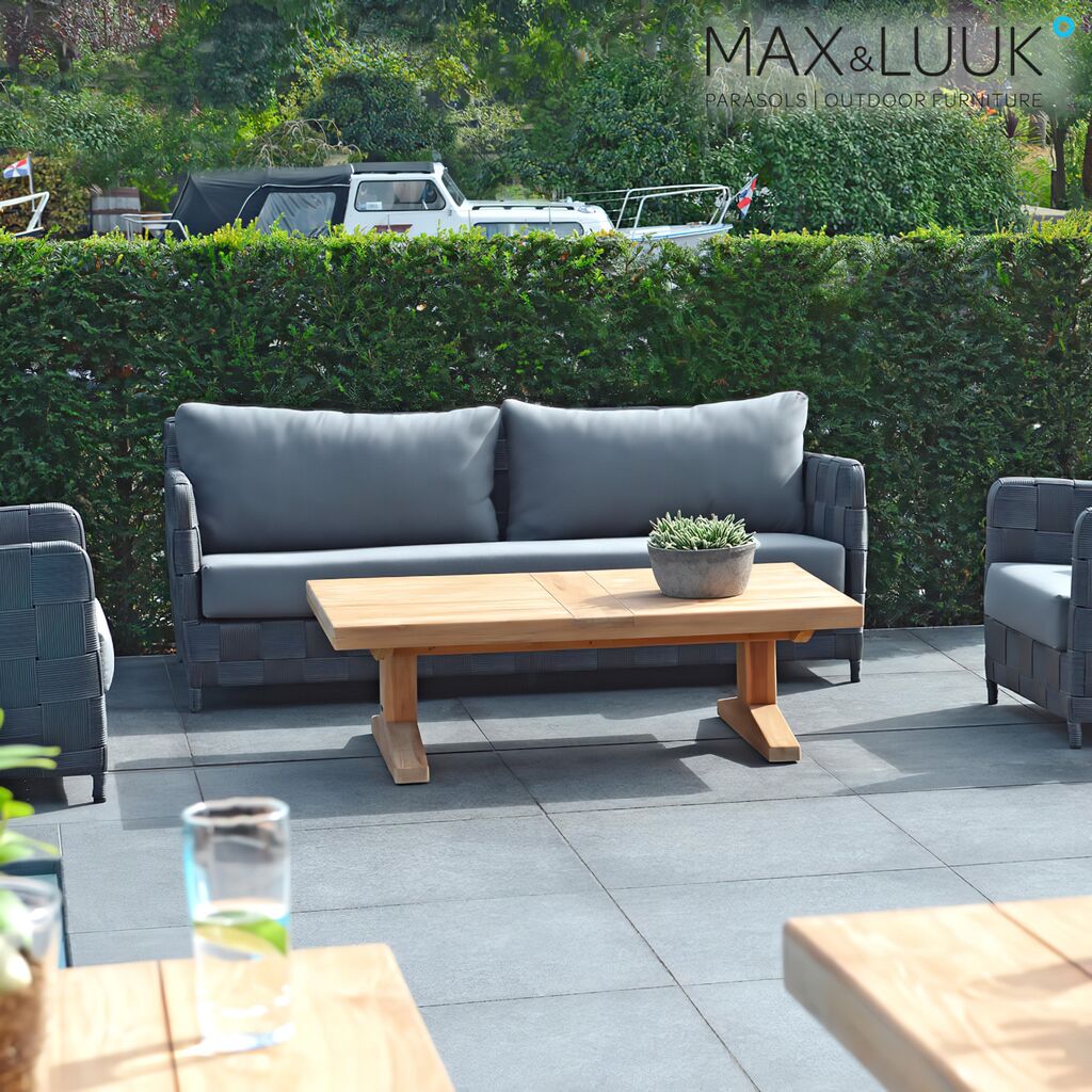Outdoor Loungetisch Aus Teakholz - 140x80cm - Max&Luuk - Bruce Loungetisch