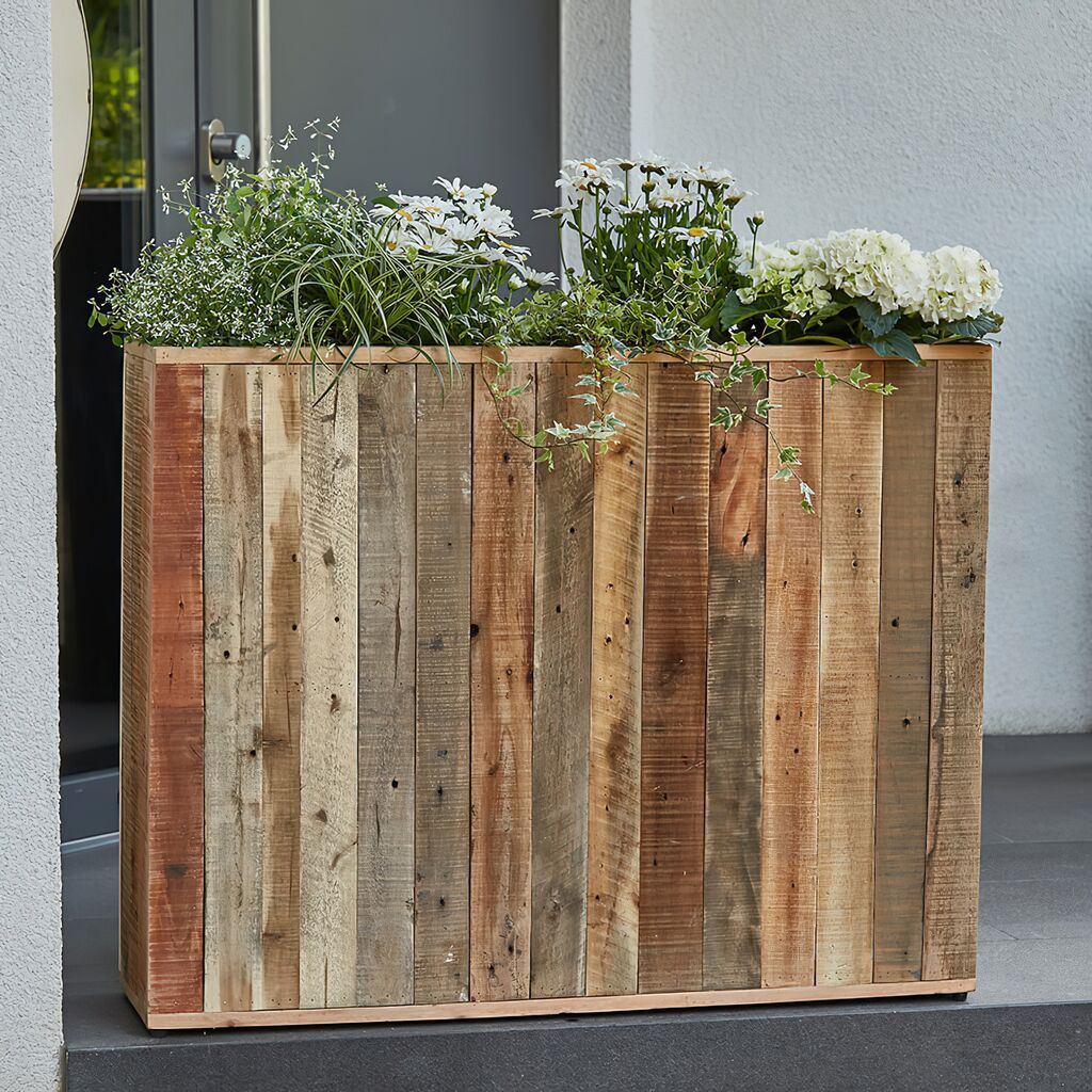 Outdoor Raumteiler Aus Holz - Zum Bepflanzen - Estepona