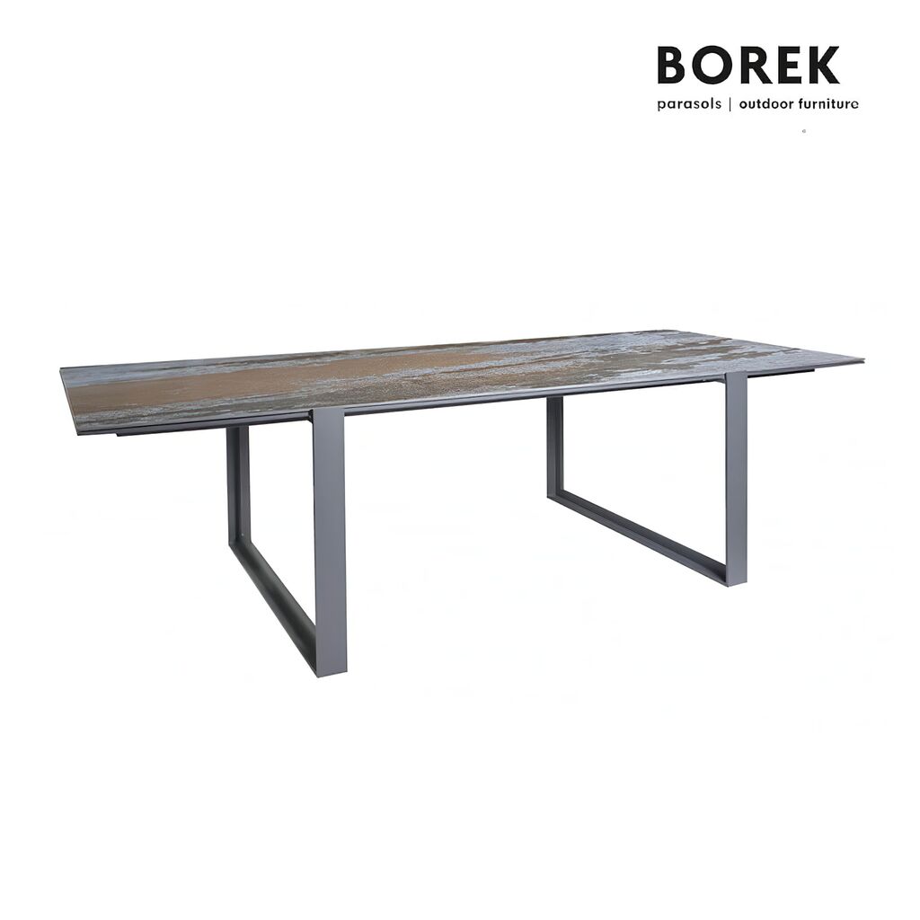 Quadratischer Gartentisch Klein Von Borek - Weiß - Arta Beistelltisch