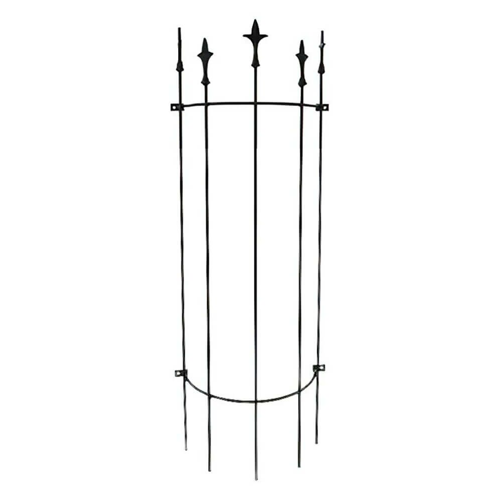 Rankenhilfe Halbrund Aus Metall Mit Lilienspitzen - Halorium