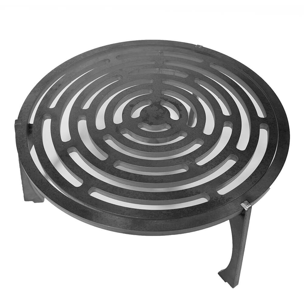 Runder Säulengrill Von Masuria Aus Stahl Für Den Garten In Schwarz - Juno Grill