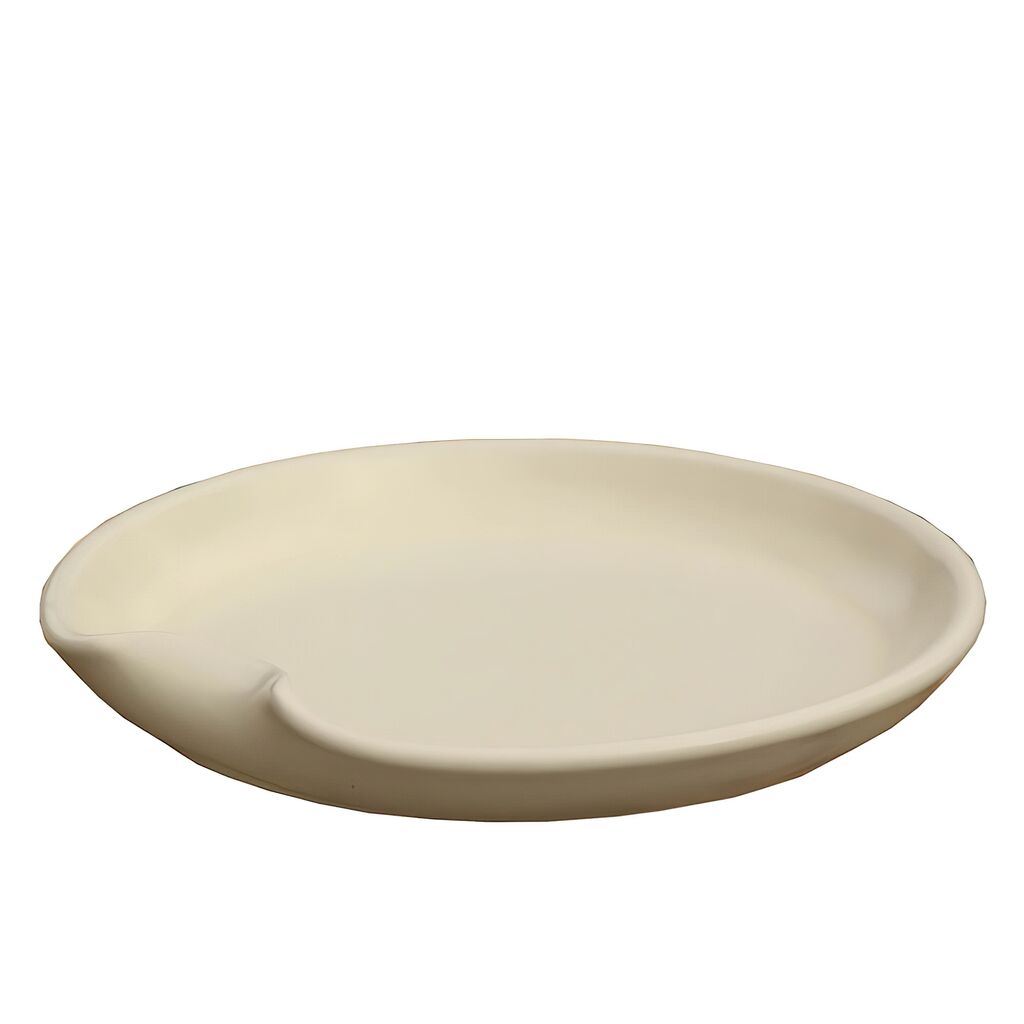 Rundes Vogelbad Aus Keramik - Beige - Frostsicher - Mit Oder Ohne Vogelfigur - Bagno Alba