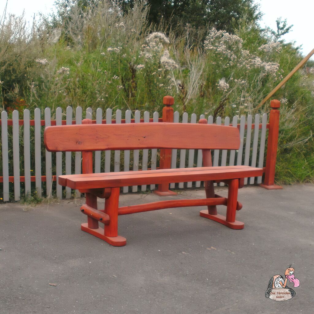 Stabile Sitzbank Für Den Garten Aus Eichen- Und Robinienholz - Bank Galahad