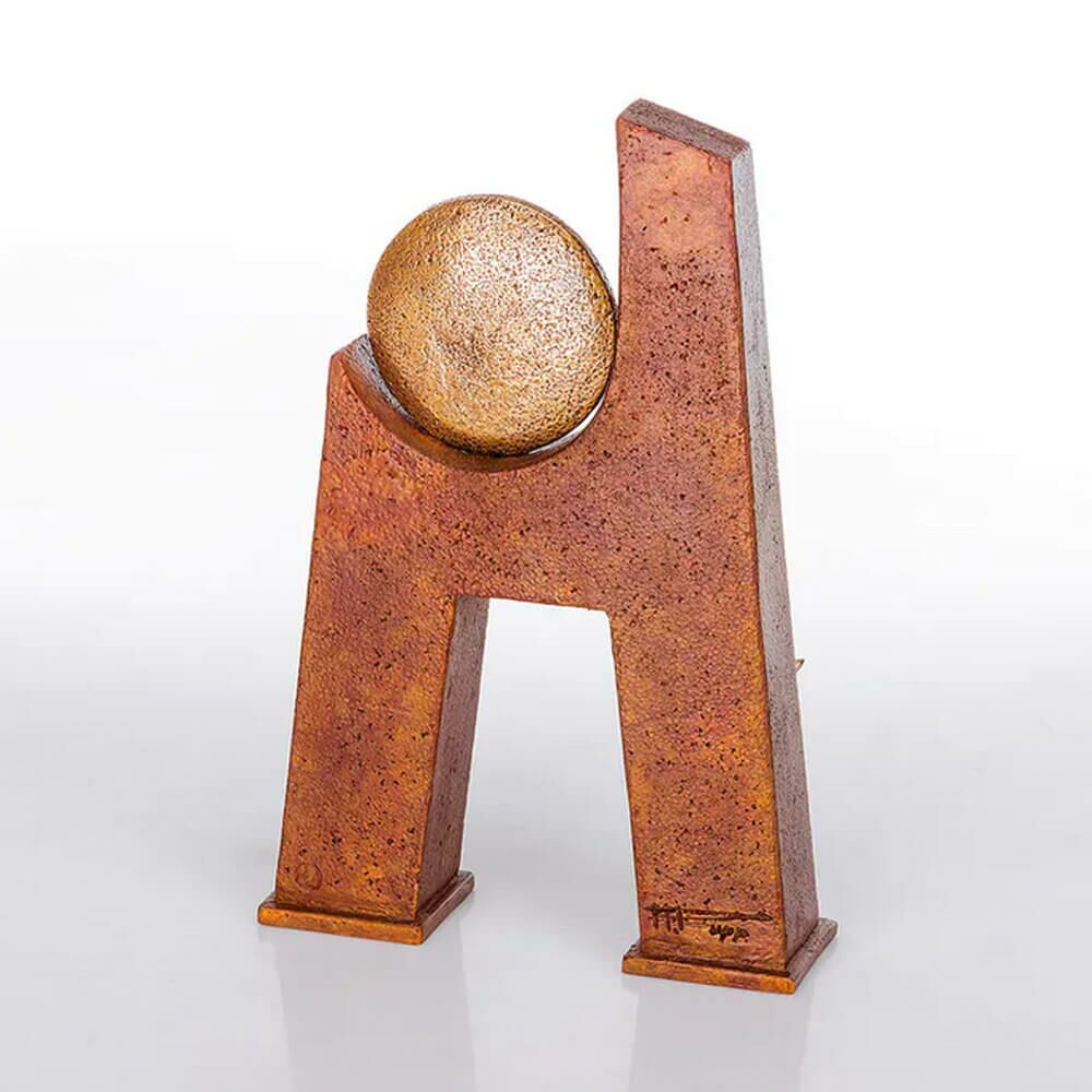 Stilvolle Bronzedeko - Skulptur Im Limitierten Design - Sonnentor