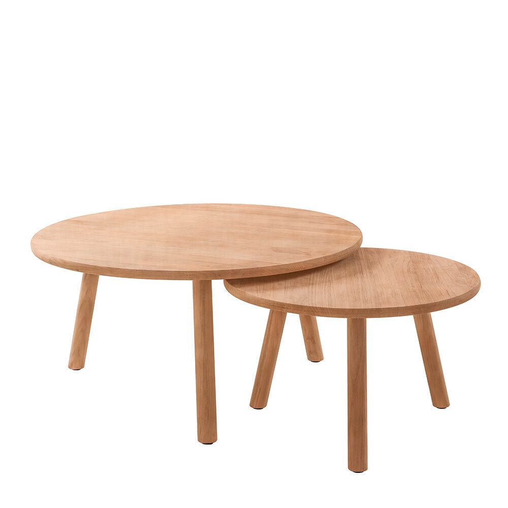 Teakholz Gartenmöbel-Set Mit Gartensofa, Loungesesseln Und Tischen - Claire Lounge