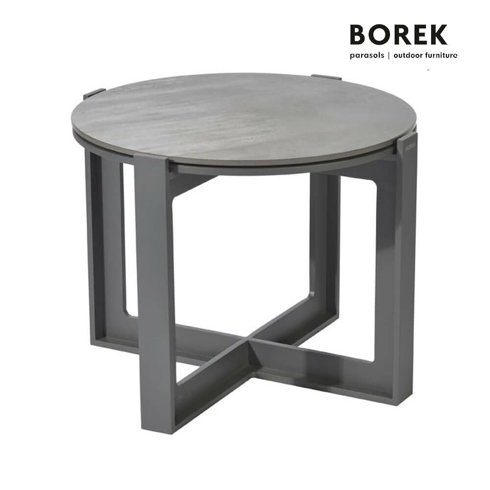 Tiefer Gartentisch Mit Dektonplatte - Anthrazit - Tisch Faro