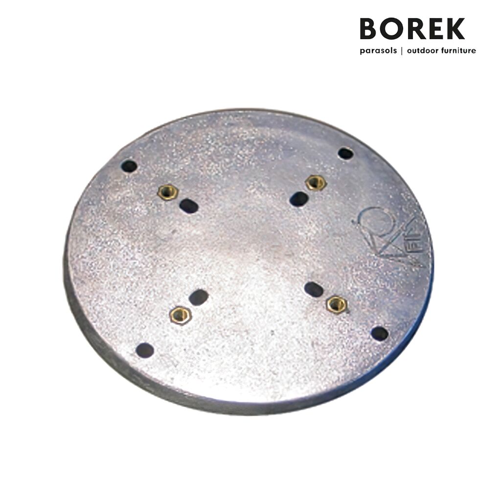 Verzinkte Terrassenplatte Für Sonnenschirme Von Borek - Terrassenplatte