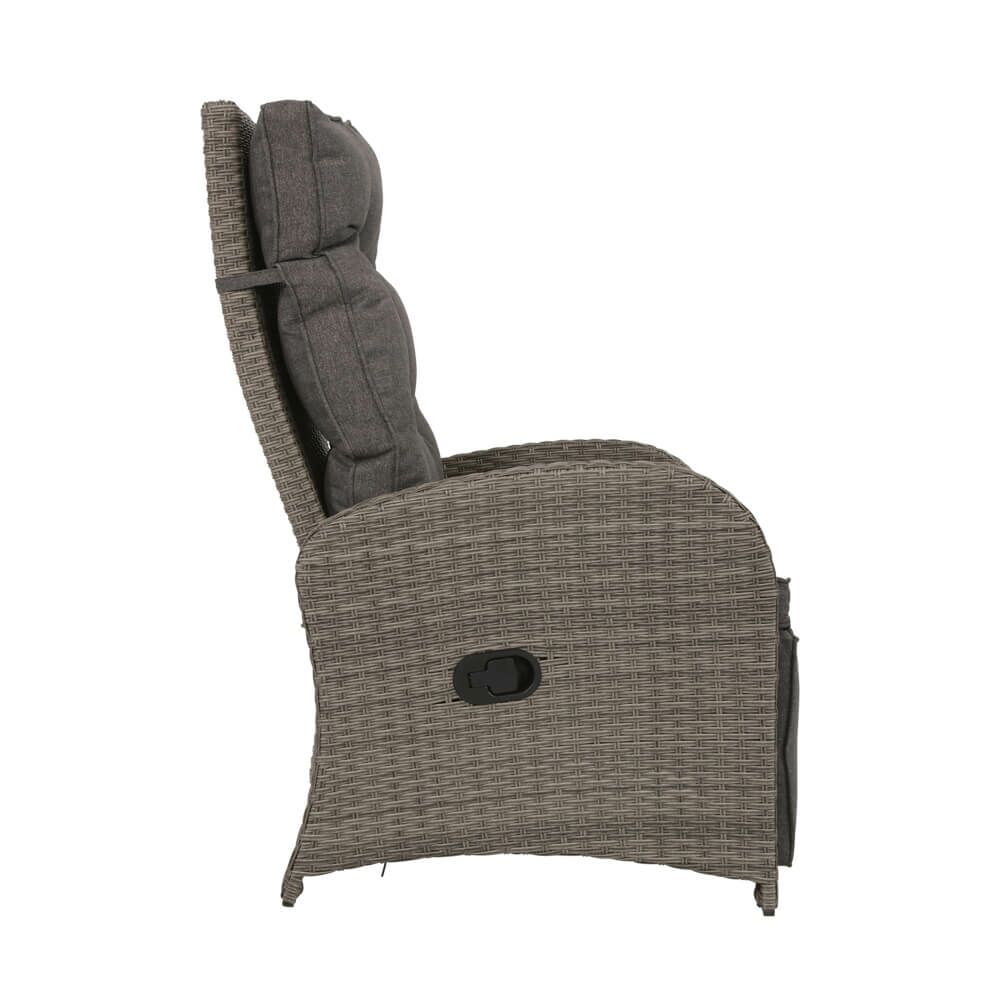  2-Sitzer Sesselset Mit Tisch - Liegesessel - Möbelset Ofri