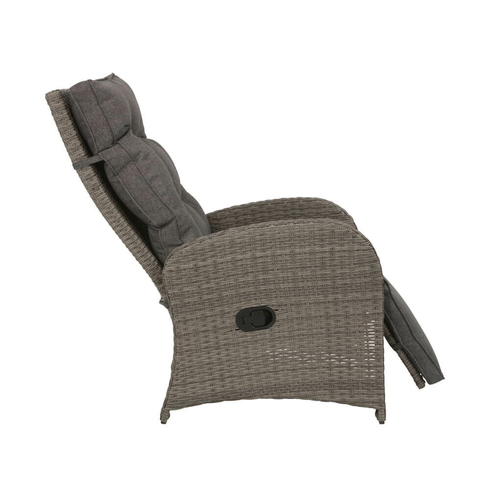  2-Sitzer Sesselset Mit Tisch - Liegesessel - Möbelset Ofri