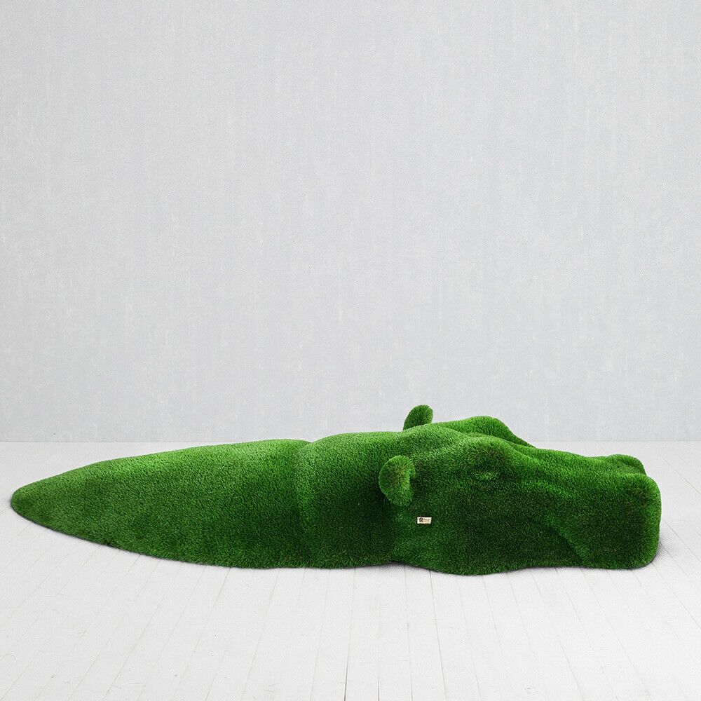  3 Nilpferde Im Wasser Als Set - Topiary - GFK & Kunstrasen - Hippo Set