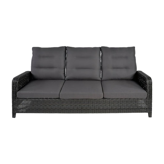  3-Sitzer Gartensofa Mit Verstellbaren Lehnen - Sofa Refi