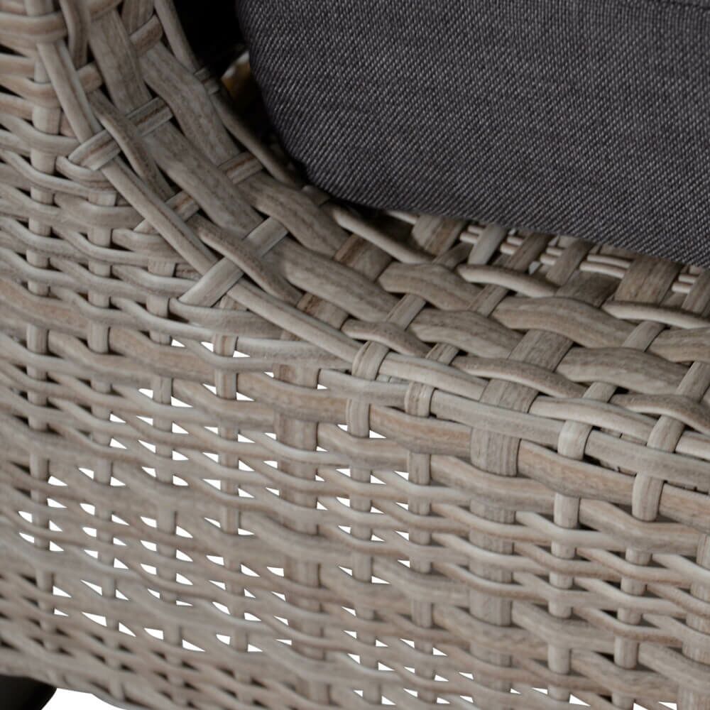  3-Sitzer Gartensofa Mit Verstellbarer Lehne - Loungebank Flero
