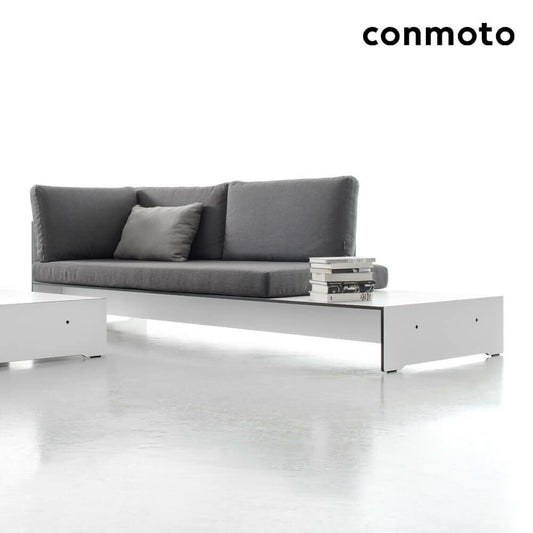  3-Sitzer Loungesofa Aus HPL Mit Ablage - Riva Gartencouch