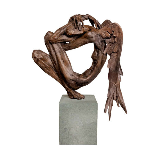  Abstrakte Engelfigur Aus Bronzeguss - Limitiert - Engel