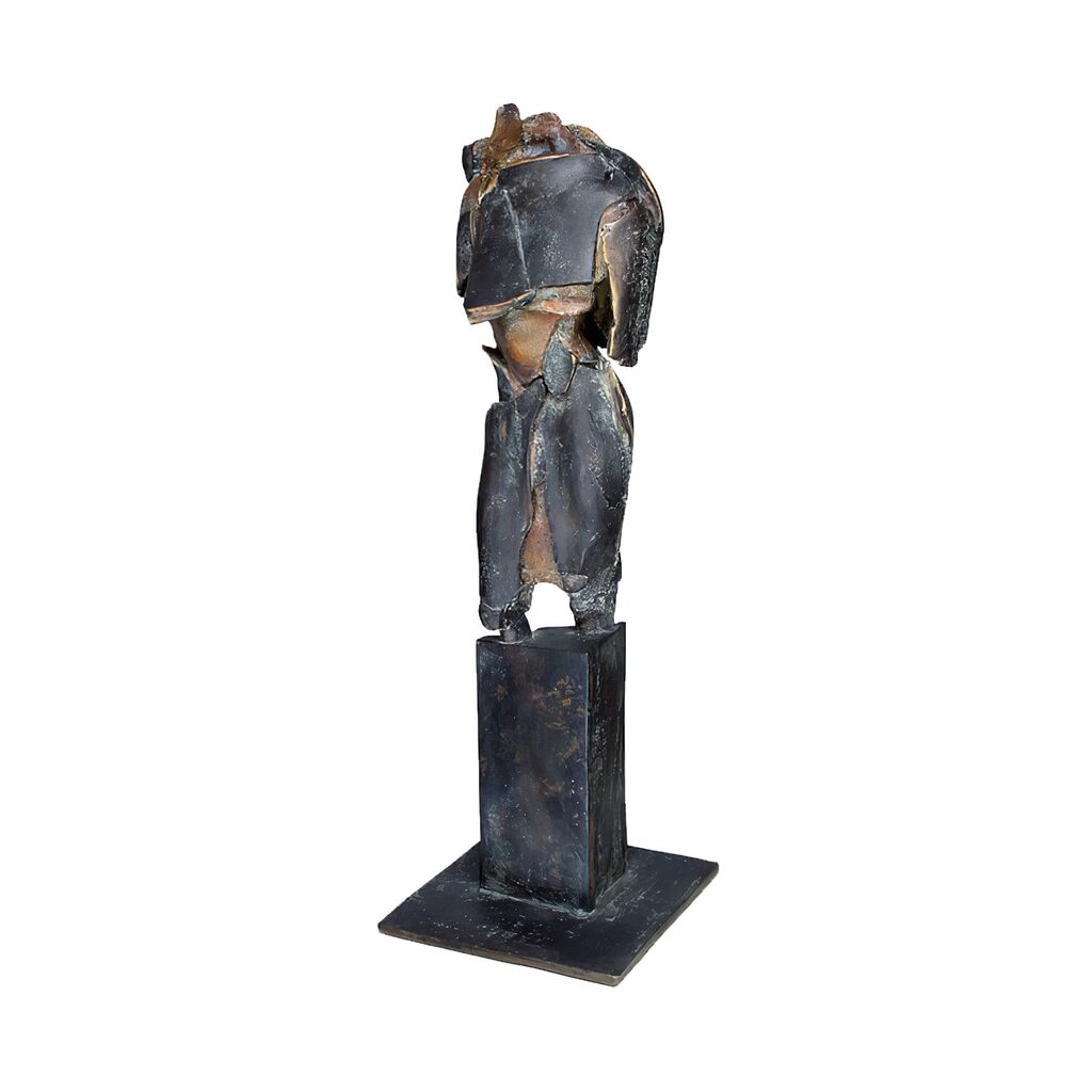  Abstrakter Torso Limitiert Aus Bronzeguss Schwarz-braun - Red Torso
