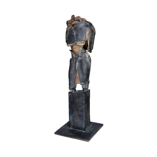  Abstrakter Torso Limitiert Aus Bronzeguss Schwarz-braun - Red Torso