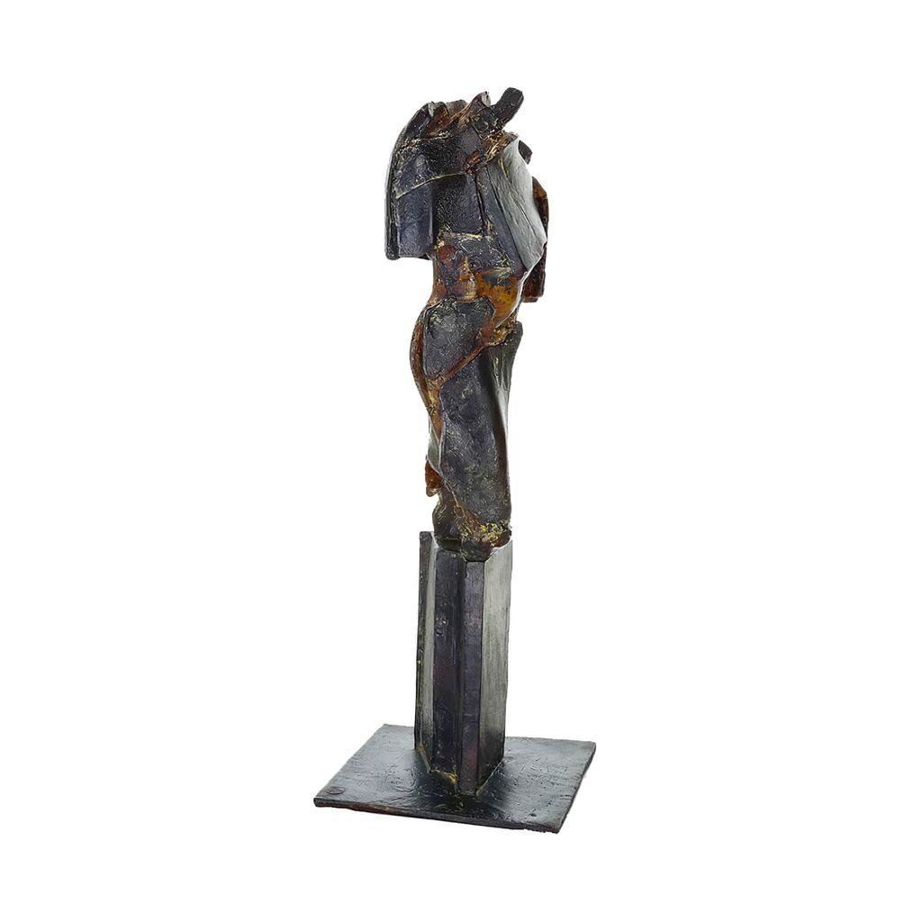 Abstrakter Torso Limitiert Aus Bronzeguss Schwarz-braun - Red Torso