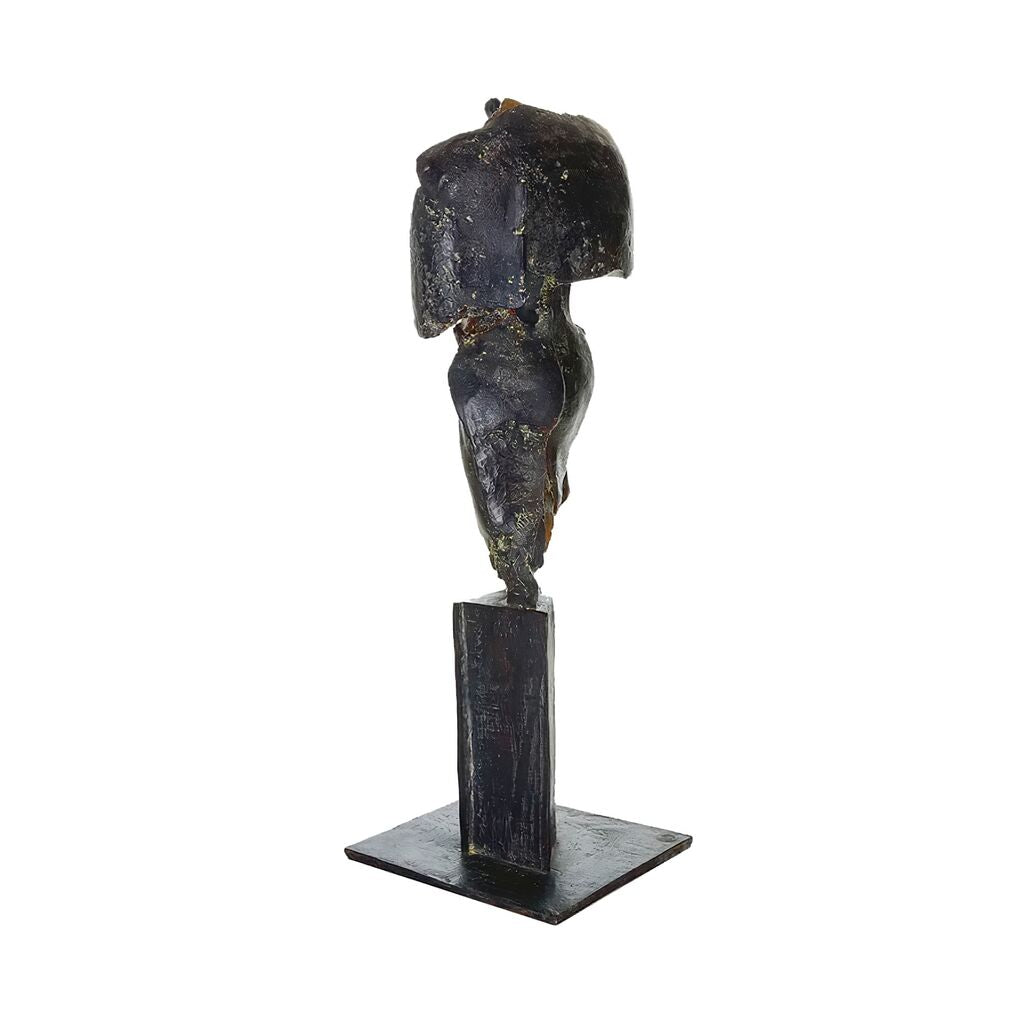  Abstrakter Torso Limitiert Aus Bronzeguss Schwarz-braun - Red Torso