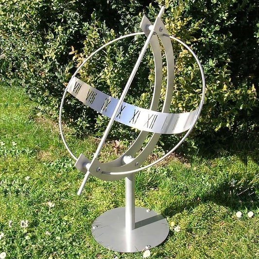  Äquatoriale Sonnenuhr Aus Edelstahl - Milenium-1