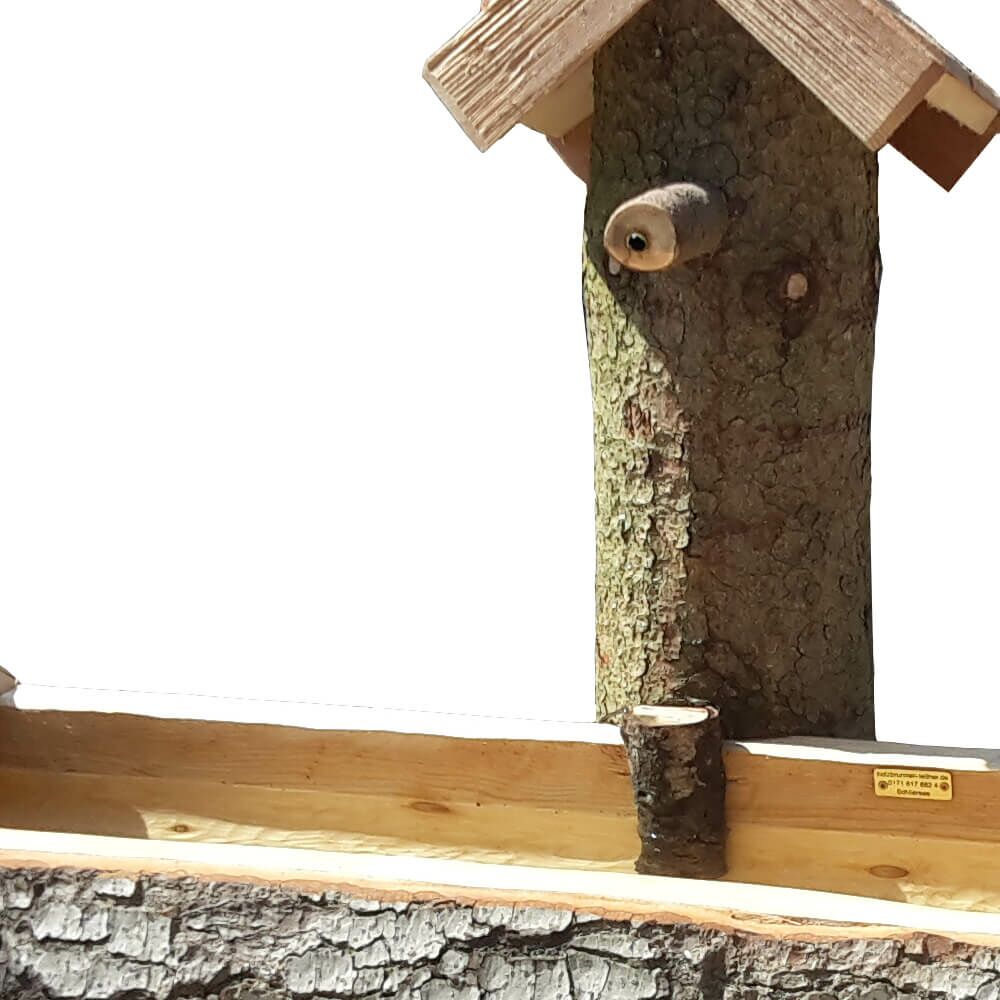  Alpiner Hütten Baumstamm Garten-Brunnen Aus Holz - Alm Brunnen - Piz Bernia