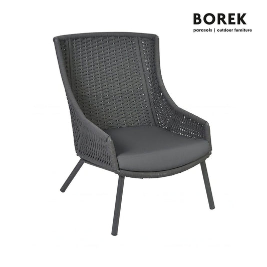  Alu Gartensessel Mit Ardenza-Rope Und Polster - Sessel Aveiro