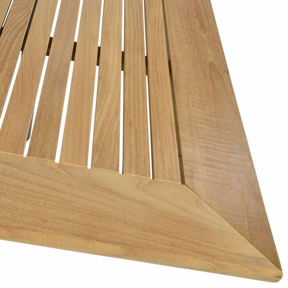  Alu Tisch Zum Ausziehen 152/210 Cm Mit Holz - Ausziehtisch Minzo