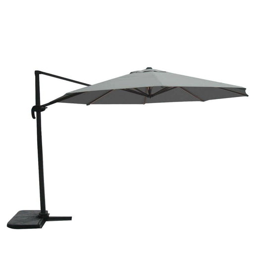  Aluminium Ampelschirm 350cm Mit Kurbel - Ampelschirm Gerondo