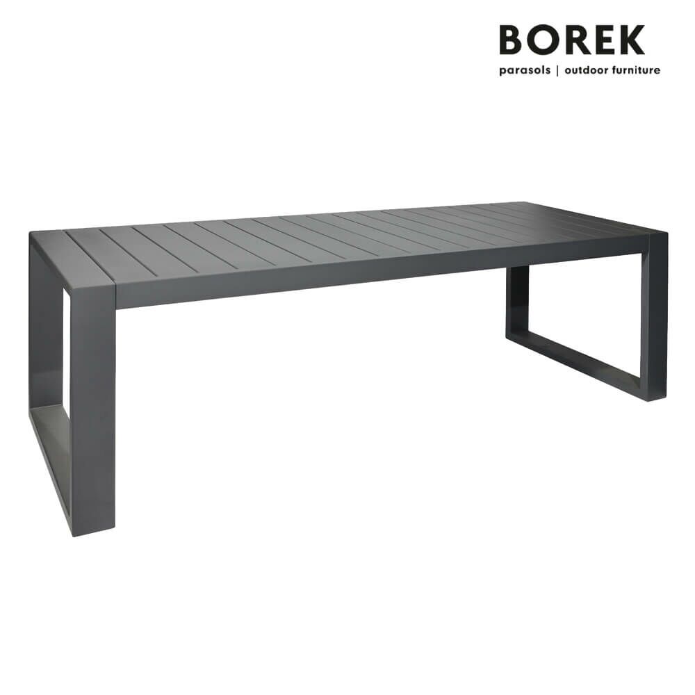  Aluminium Design Gartentisch Von Borek - Modern - Anthrazit - Stabil - Vitoria Esstisch