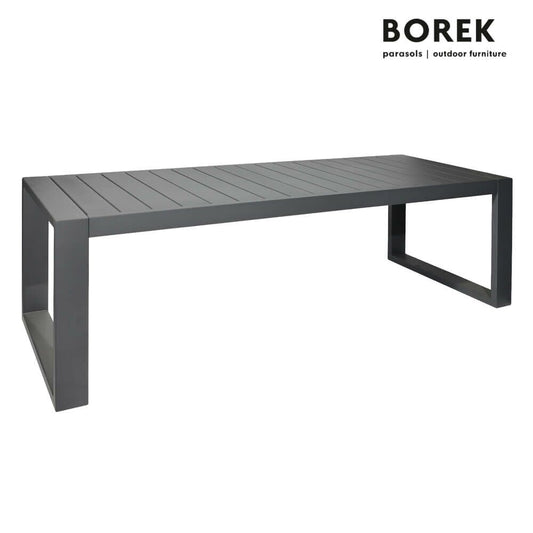  Aluminium Design Gartentisch Von Borek - Modern - Anthrazit - Stabil - Vitoria Esstisch